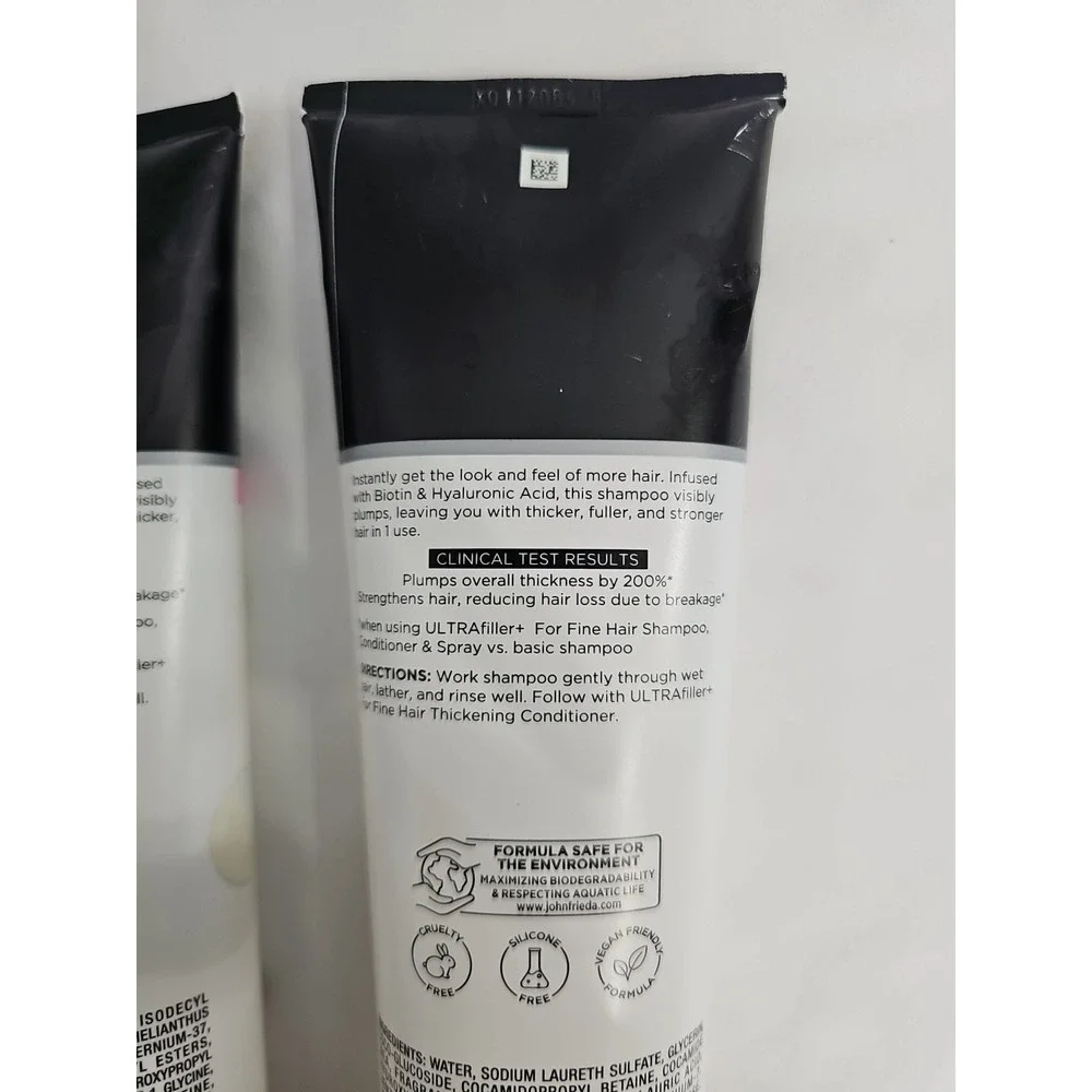 2 Pack John Frieda‎ Ultrafiller + Thickening Shampoo & Conditioner 10 Oz Each